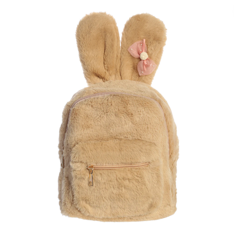 Soft Faux Fur Bunny Ear Backpack by Dear Ellie