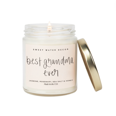 9oz Soy Candle - Best Grandma Ever by Sweet Water Decor