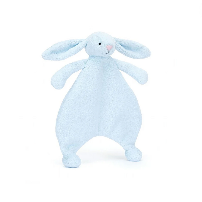 Bashful Blue Bunny Comforter - 11x7 Inch by Jellycat