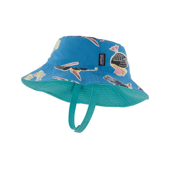Baby Sun Bucket Hat - Amigos Vessel Blue by Patagonia