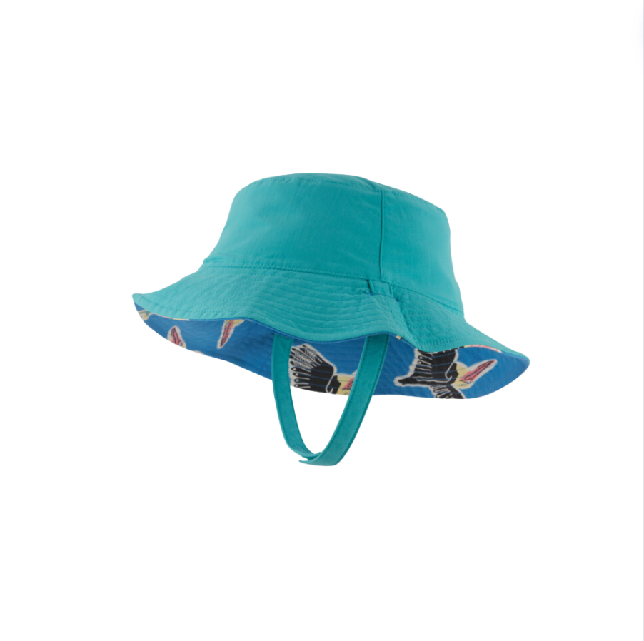 Baby Sun Bucket Hat - Amigos Vessel Blue by Patagonia – Pacifier