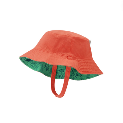 Baby Sun Bucket Hat - Los Garibaldi: Gather Green by Patagonia