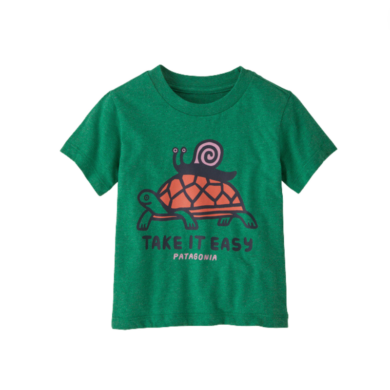 Baby Graphic T-Shirt - Easy Rider: Gather Green by Patagonia