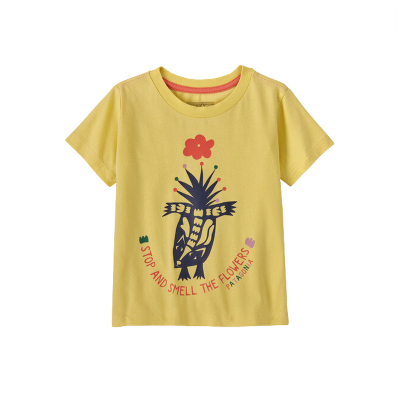 Baby Graphic T-Shirt - Skunk Tails: Milled Yellow by Patagonia