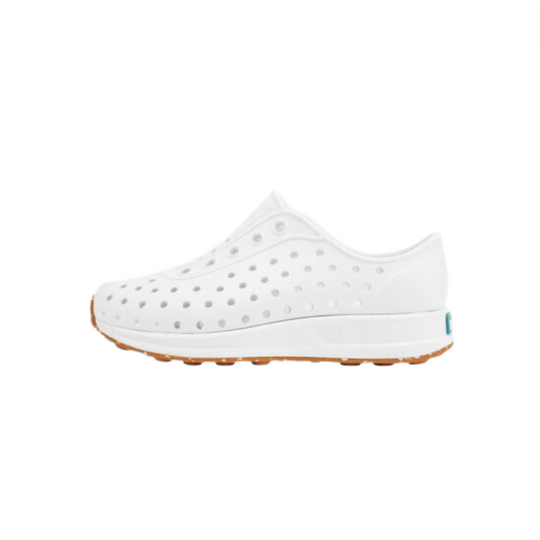 Robbie Shoe - Shell White/ Shell White/ Mash Speckle Rubber by Native Shoes FINAL SALE