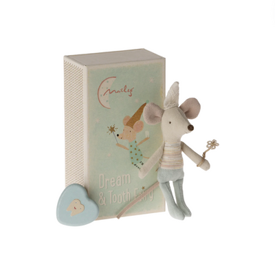 Tooth Fairy Mouse, Little Brother in Matchbox by Maileg