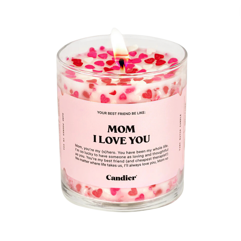 Mom, Love You Candle by Candier