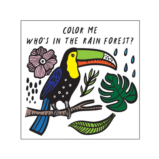 Color Me - Who's In the Rain Forest - Bath Book