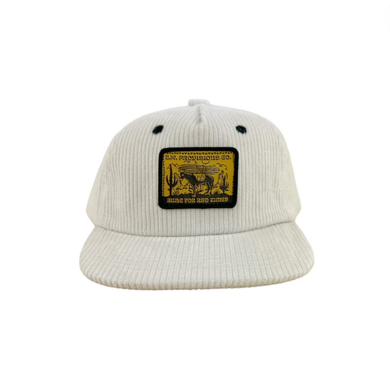 Provisions Unstructured Snap Back Hat - Natural by Tiny Whales