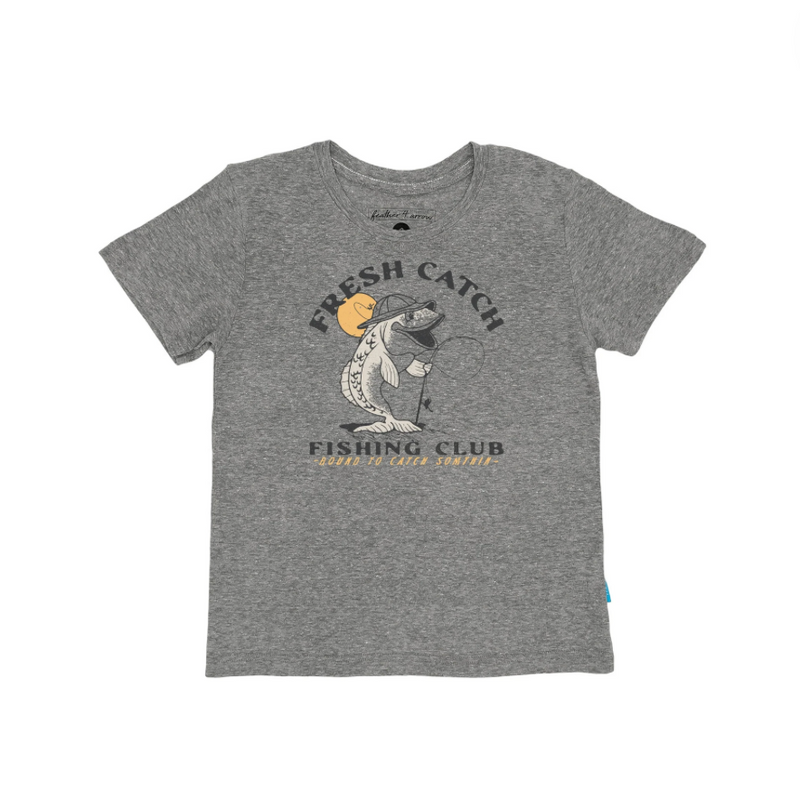 Fresh Catch Vintage Tee - Heather Gray by Feather 4 Arrow