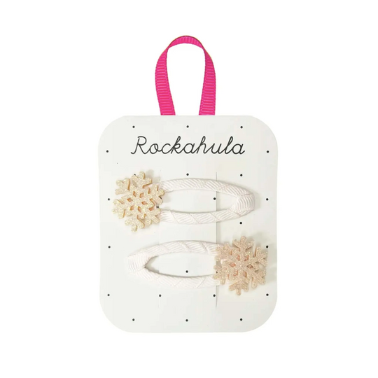 Shimmer Snowflake Clips by Rockahula Kids