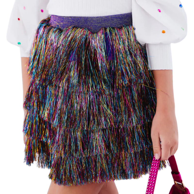 Shimmer Tinsel Party Skirt by Lola + The Boys