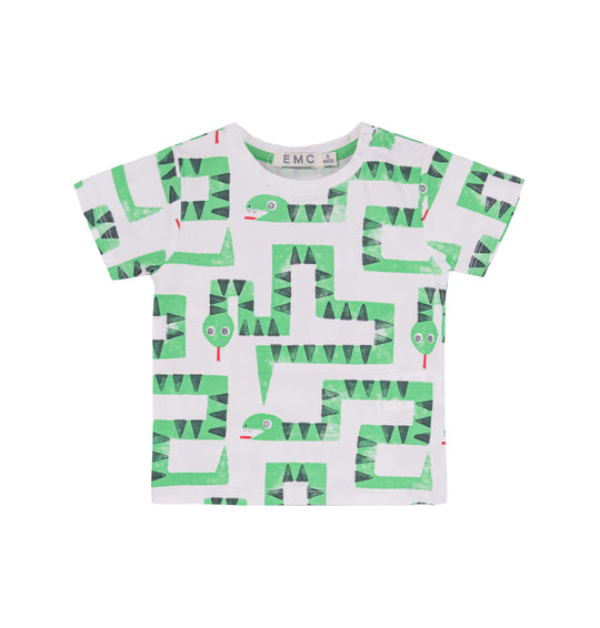Short Sleeve Jersey Tee - Snakes by EMC - FINAL SALE