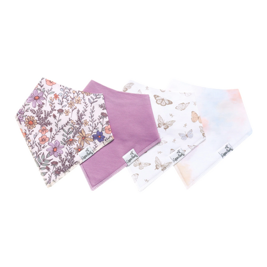 Single Bandana Bib - Flora by Copper Pearl