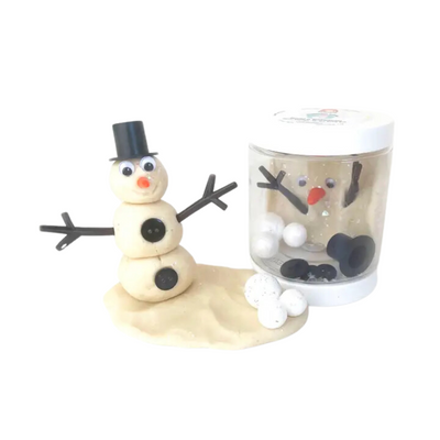 Snowman Mini Dough-To-Go by Earth Grown KidDoughs