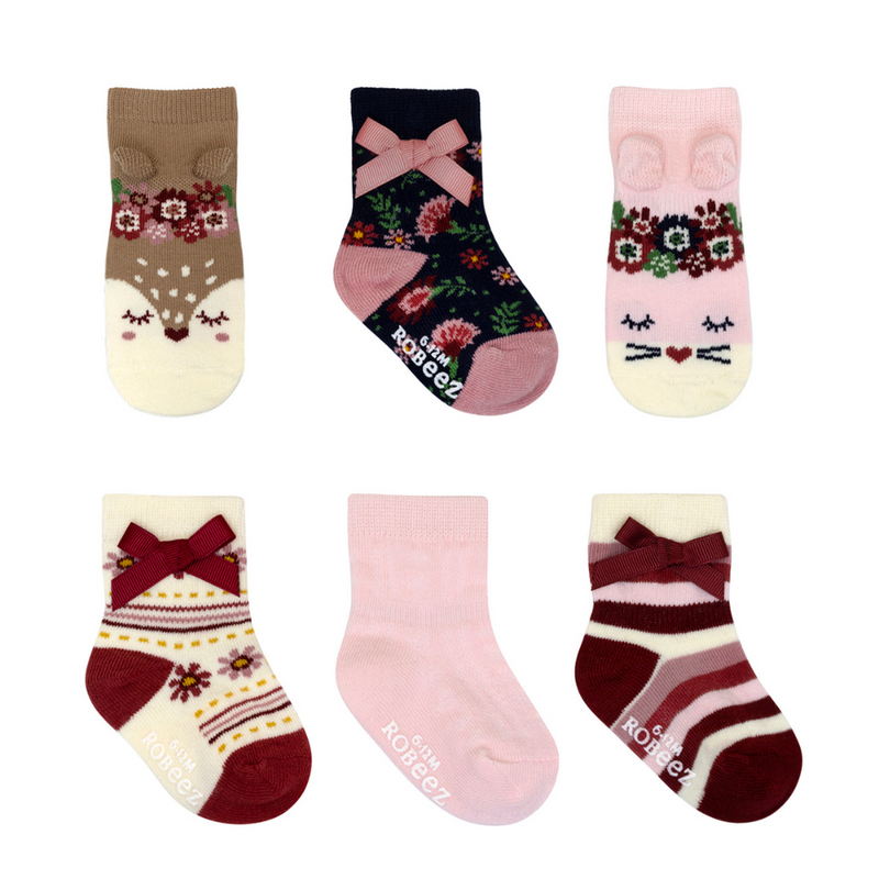 6 Pack Socks - Woodland Friends by Robeez