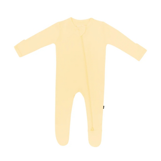 Solid Footie with Zipper - Lilikoi by Kyte Baby