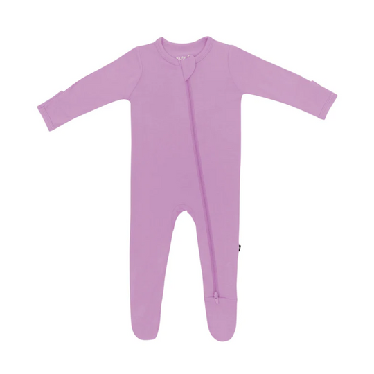 Solid Footie with Zipper - Poi by Kyte Baby