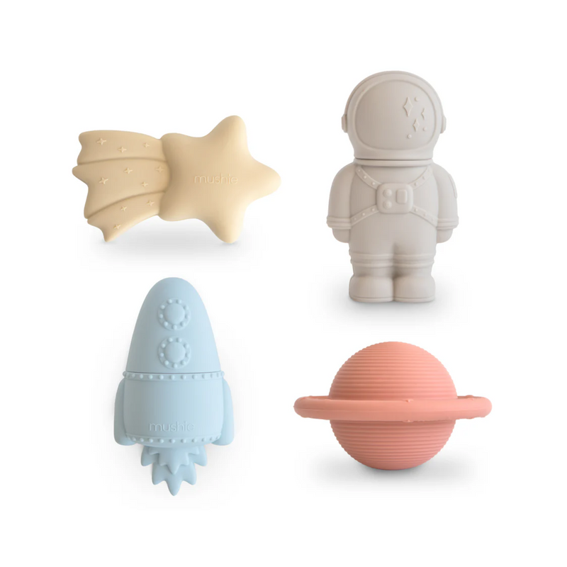 Space Mold Free Bath Play Set - 4 Pack by Mushie & Co