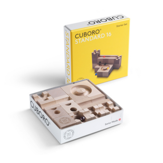 Standard 16 Marble Run Set by Cuboro