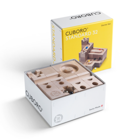 Standard 32 Marble Run Set by Cuboro