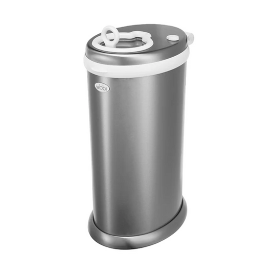 Steel Diaper Pail - Chrome by Ubbi