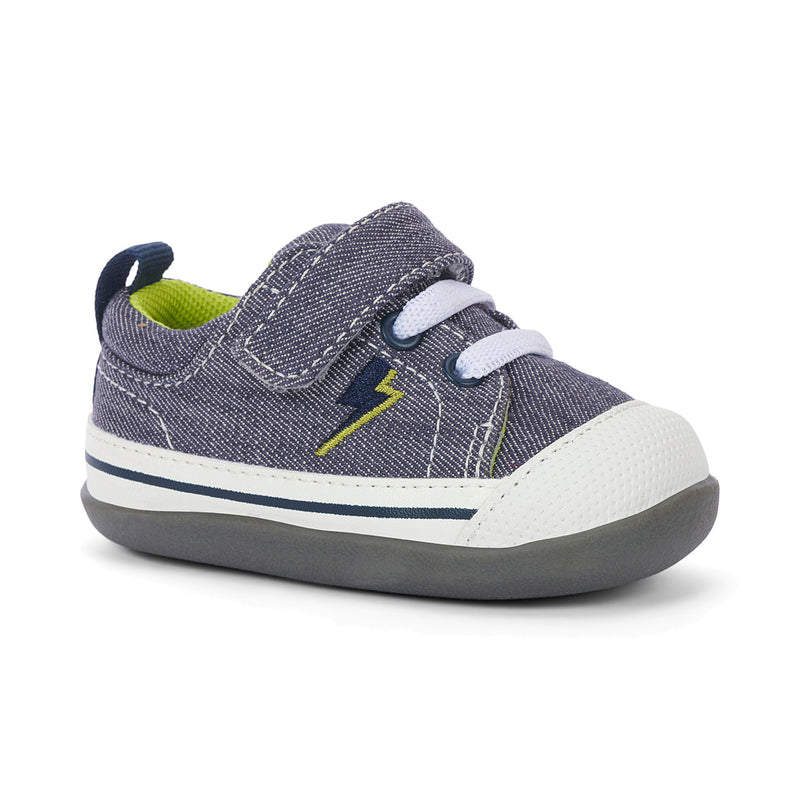 Stevie II Infant Shoe - Gray Lightning by See Kai Run