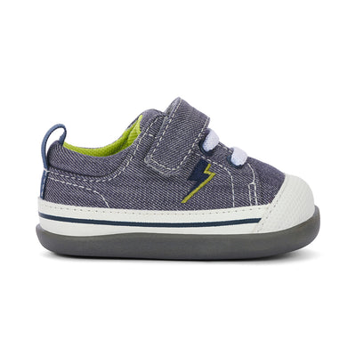 Stevie II Infant Shoe - Gray Lightning by See Kai Run