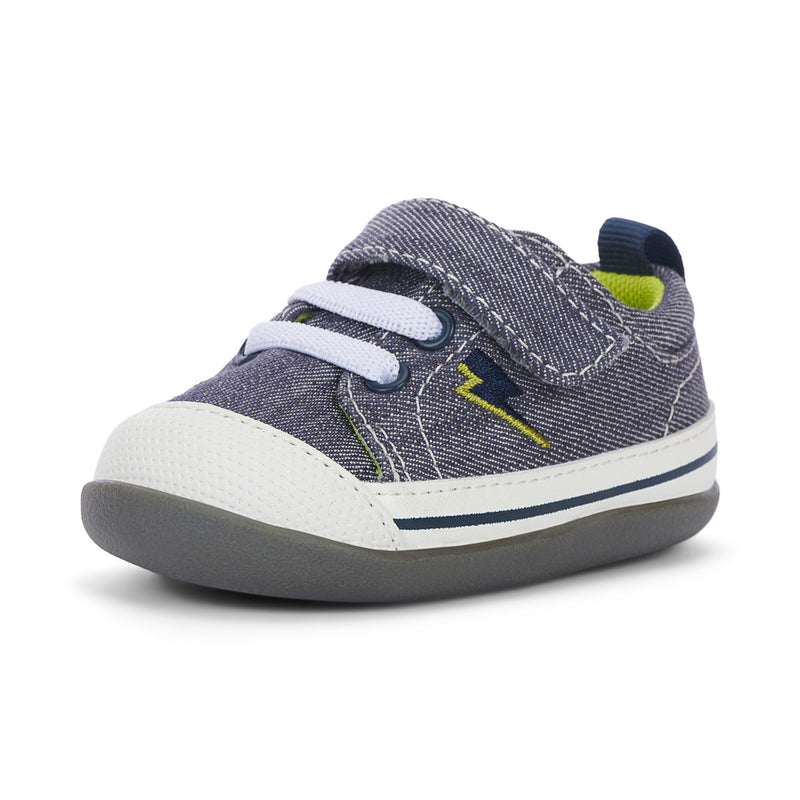 Stevie II Infant Shoe - Gray Lightning by See Kai Run