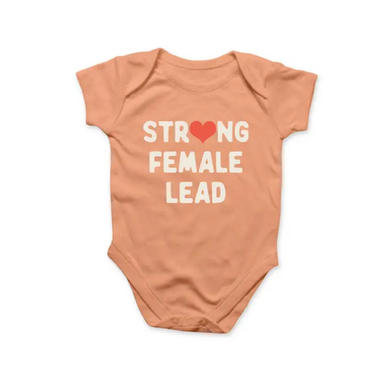 Strong Female Lead Baby Bodysuit by Rock Scissor Paper