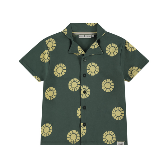 Sunhine Button Up Shirt - Bottle by Stains & Stories - FINAL SALE