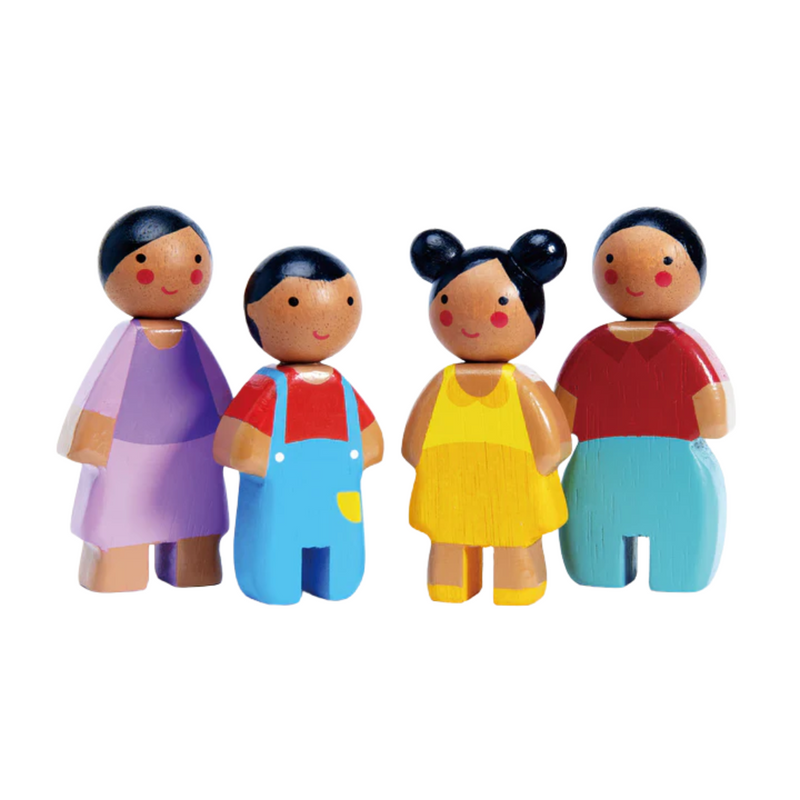 Sunny Family Wooden Dolls by Tender Leaf Toys