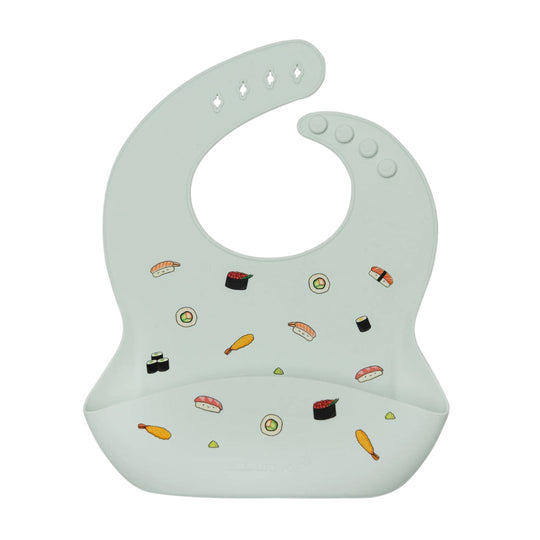 Silicone Bib - Sushi by Loulou Lollipop