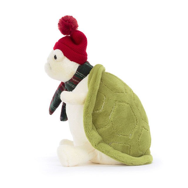 Snowman Timmy Turtle - 11x8 Inch by Jellycat