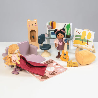 Dolls House Study Wooden Furniture by Tender Leaf Toys