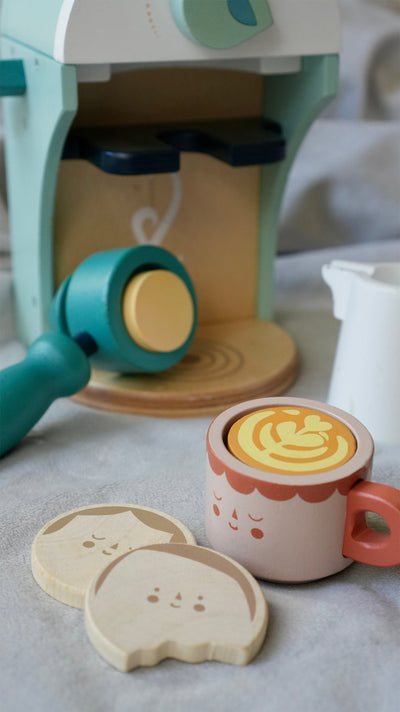 Babyccino Maker Wooden Toy Set by Tender Leaf Toys