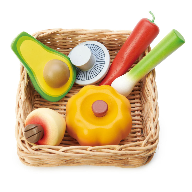Veggie Basket by Tender Leaf Toys