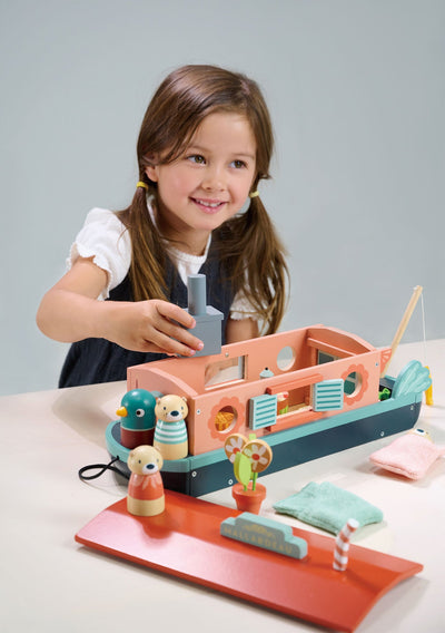 Little Otter Canal Boat by Tender Leaf Toys