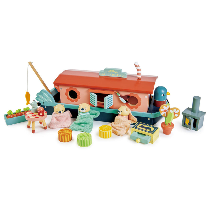Little Otter Canal Boat by Tender Leaf Toys