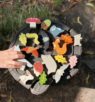 Stacking Forest Wooden Toy by Tender Leaf Toys