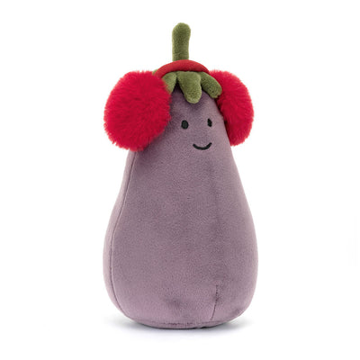 Vivacious Red Toastie Eggplant - 6 Inch by Jellycat