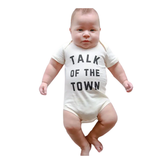 Talk of the Town Onesie by Polished Prints