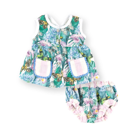 Taylor Layette Set - Wonderland by Miki Miette - FINAL SALE