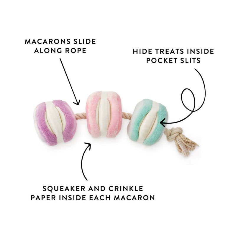 Macarons Interactive Snuffle Dog Toy by The Foggy Dog