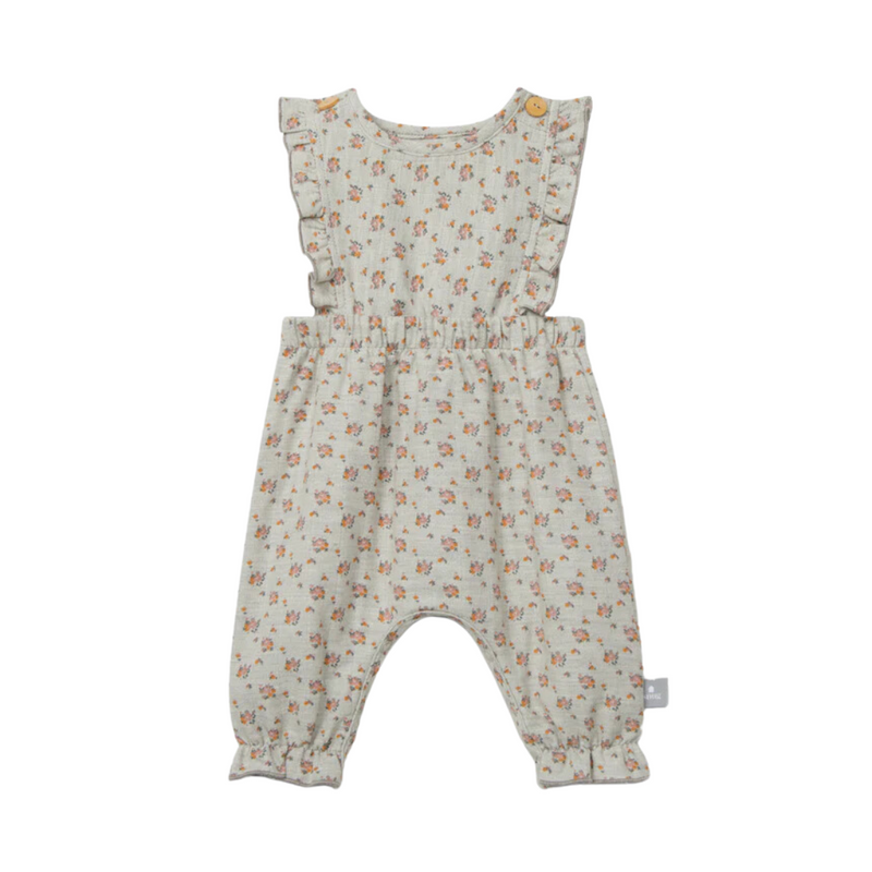 Triple Gauze Floral Romper by Snug