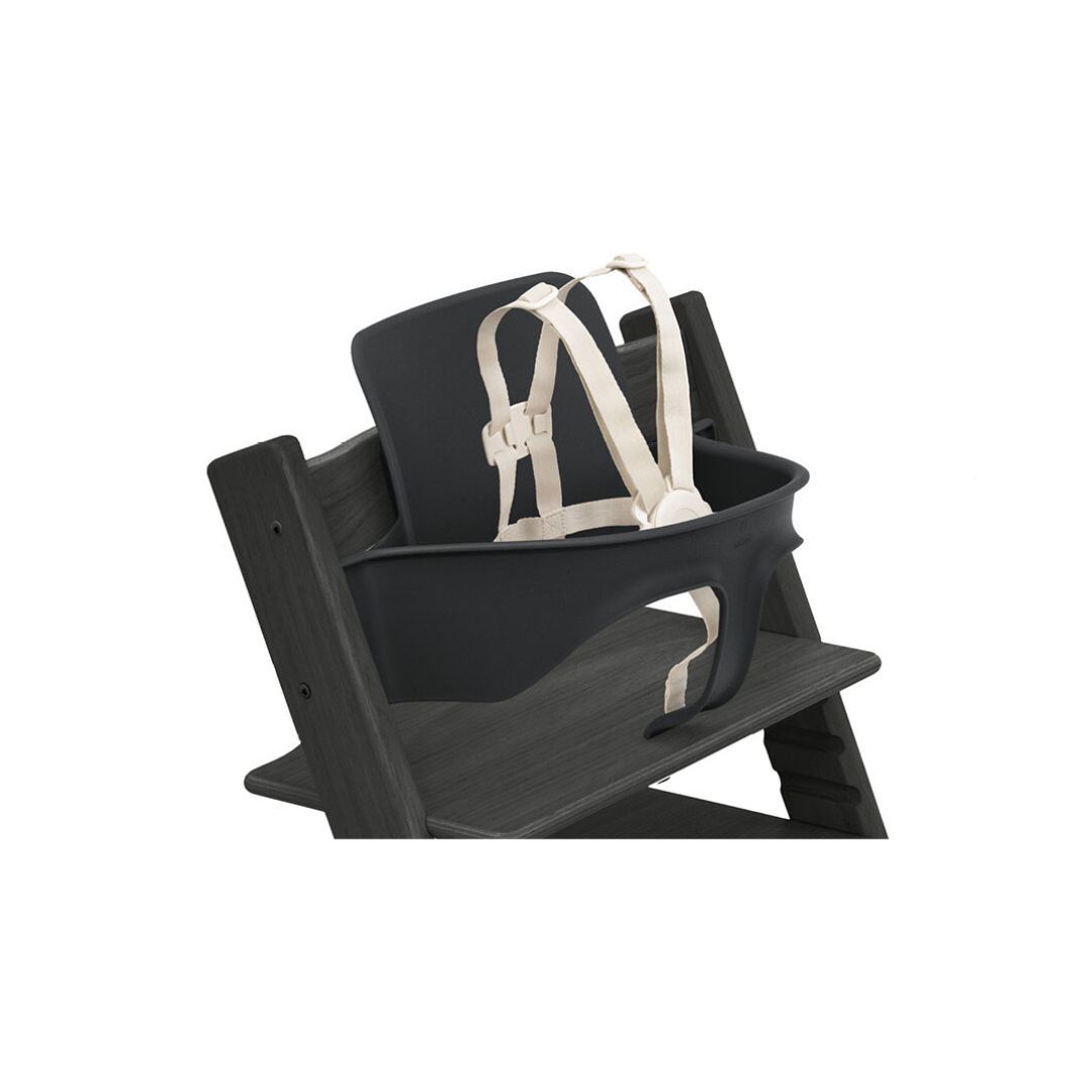 stokke tripp trapp high chair extended glider Tripp Trapp Baby Set² with Harness and Extended Glider by Stokke – Pacifier  Kids Boutique