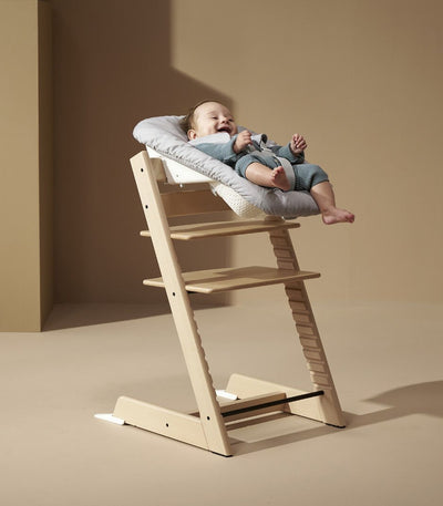 Tripp Trapp Natural with Newborn Set by Stokke