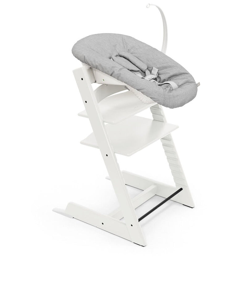 Tripp Trapp White with Newborn Set by Stokke