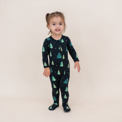 Zippered Footie - Twinkle Tree by Kyte Baby