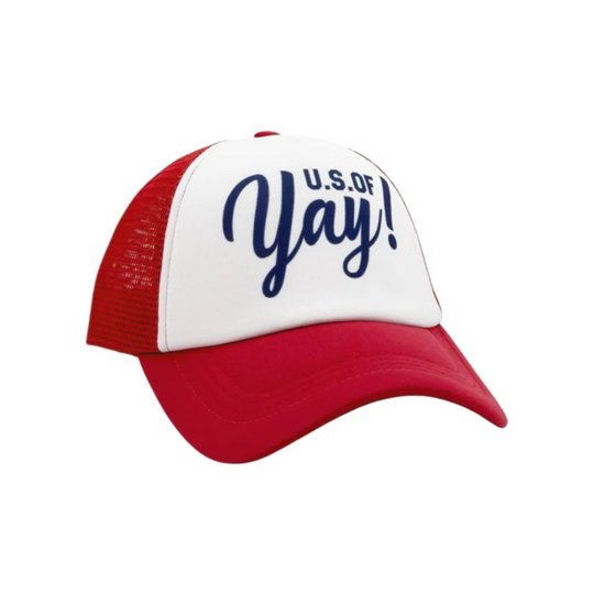 U.S. of Yay Trucker Hat by Feather 4 Arrow